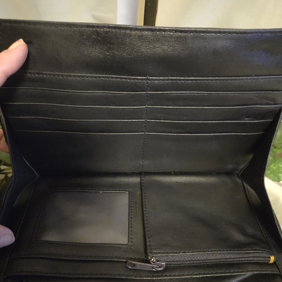 Trendy Blue Kiss Lock Wallet Crossbody Purse Gold Frame Clutch Shoulder Bag - Picture 12 of 16